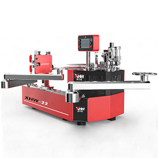 XHW-22 Two arms with double station automatic curved edge banding machine