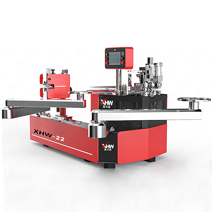 XHW-22 Two arms with double station automatic curved edge banding machine