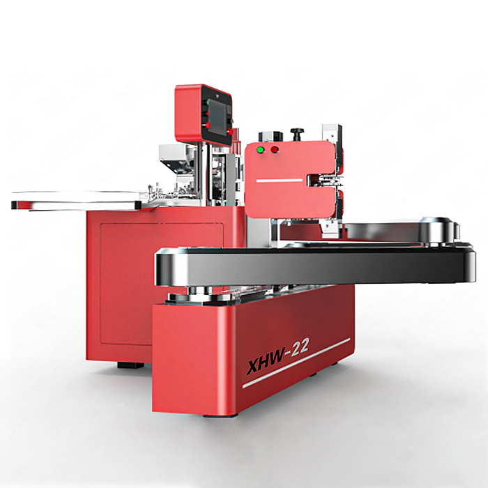 XHW-22 Double arm double station curved straight line irregular edge banding machine